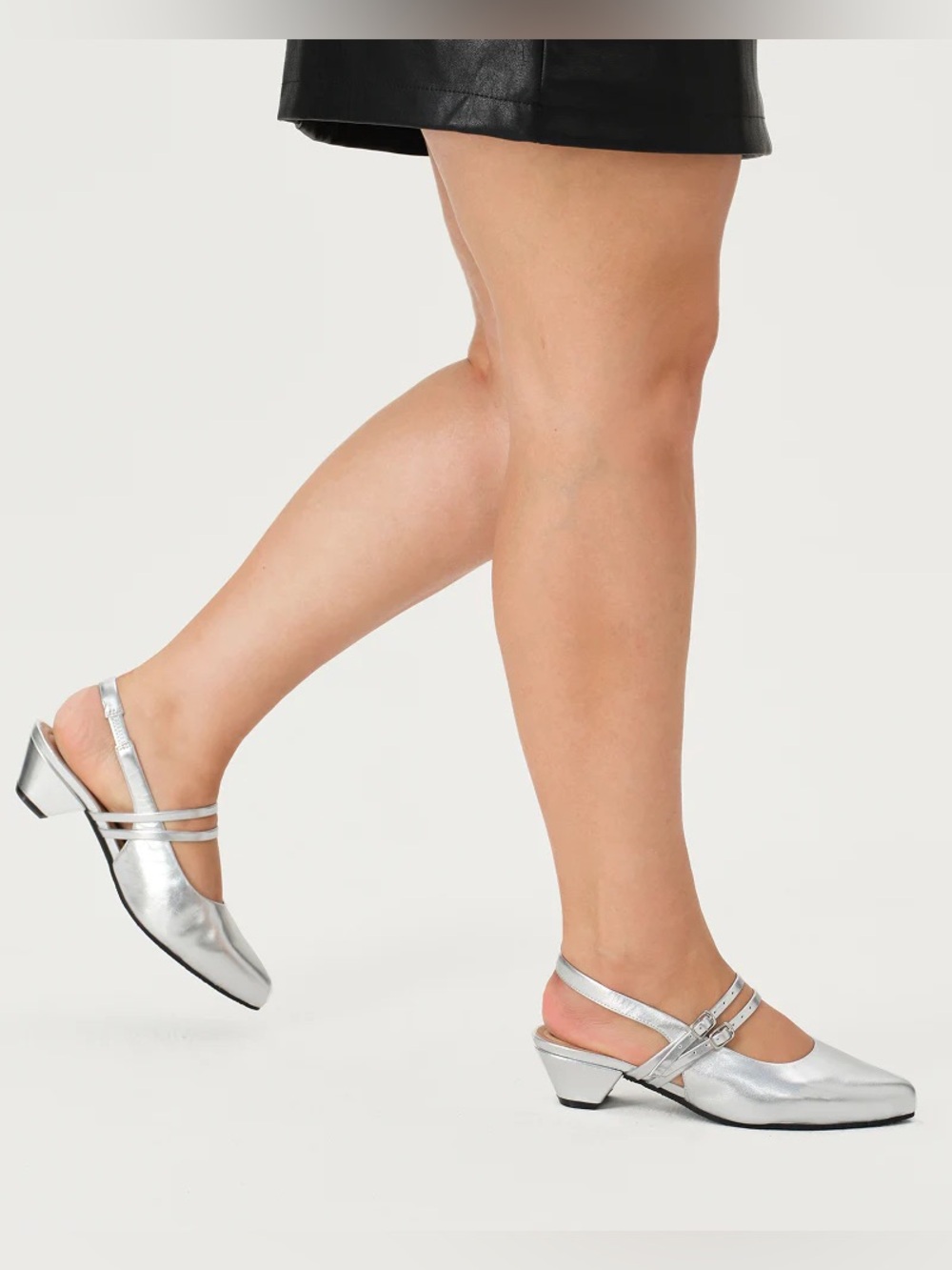 11 WW Double Wide Width WYDR Aria Double Strap Point Toe Mary Jane Bunion Shoes